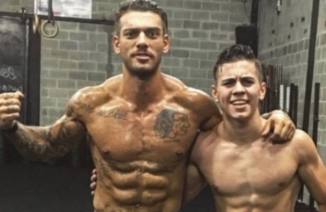 Reprodução|Instagram Lucas Lucco e Biel malharam juntos e postaram foto nas redes sociais