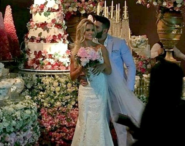 Reprodução/Instagram Gusttavo Lima e Andressa Suita subiram ao altar nesta segunda-feira, 3.