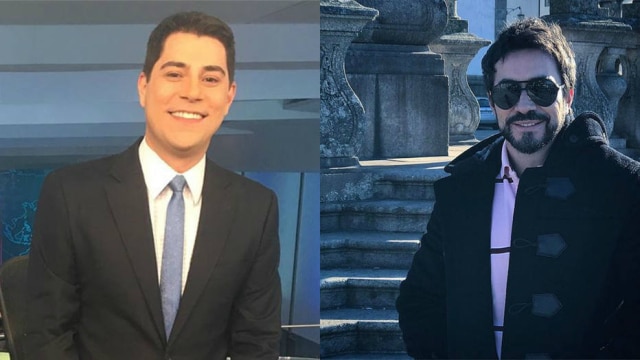 Reprodução/ Instagram Apresentador Evaristo Costa e parde Fábio de Melo, dois queridinhos das redes sociais, interagiram nesta segunda-feira