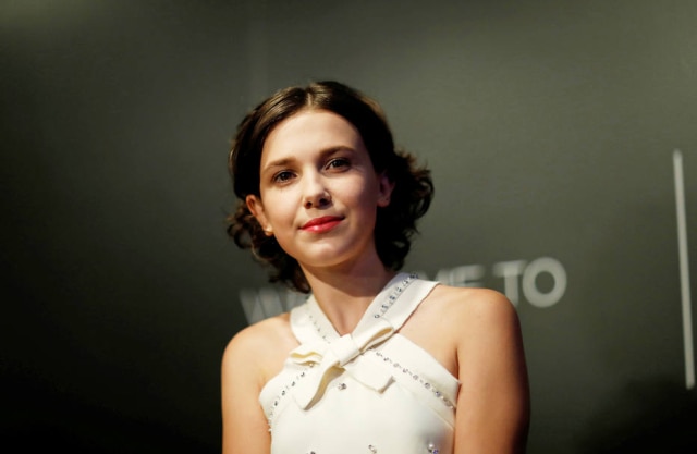 Mario Anzuoni/Reuters Millie Bobby Brown crioiu uma nova conta no Twitter para compartilhar mensagens positivas.