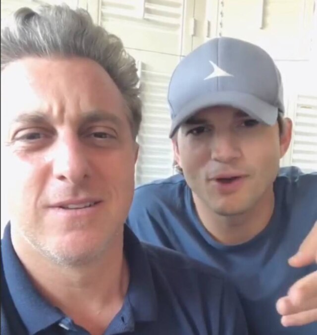 Instagram/@lucianohuck O ator norte-americano disse que Neymar merece o Oscar por sua 'atuação' nos jogos da Copa do Mundo