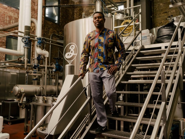 Daniel Dorsa/NYT Garrett Oliver, mestre cervejeiro da norte-americana Brooklyn, é dos nomes de peso do Beer Summit.