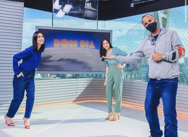 Instagram/@michellebarros A jornalista Michelle Barros, que substitui Rodrigo Bocardi na apresentação do 'Bom Dia São Paulo'
