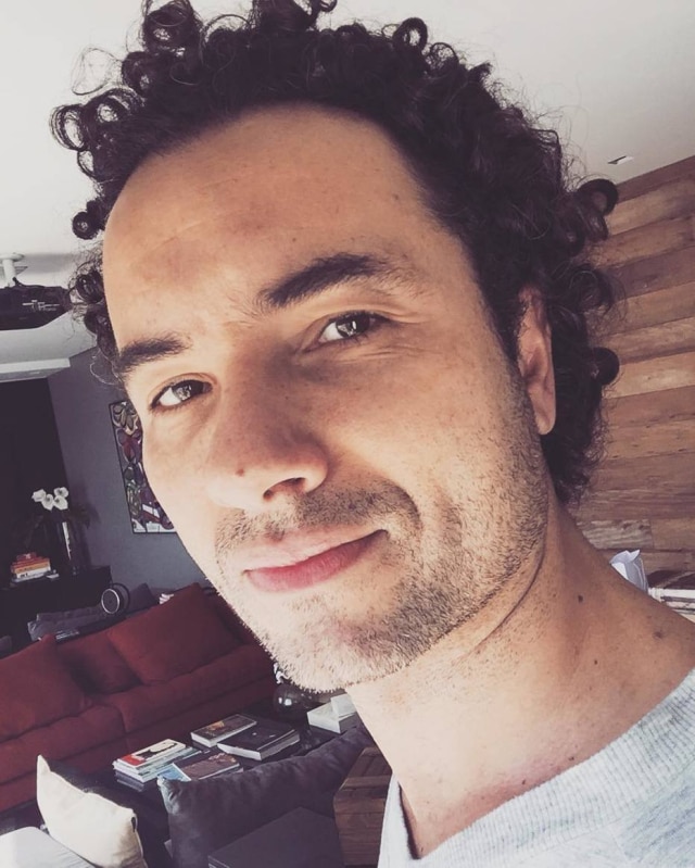 Reprodução/Instagram Marco Luque está bem diferente de quando era adolescente