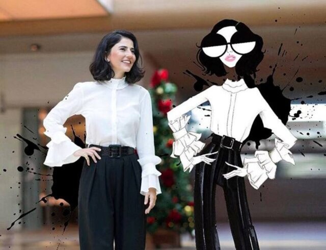 www.instagram.com/fhits Romy Schriber, ilustradora por trás da personagem fictícia Sew Sketchy, foi responsável pelas ilustrações do livro