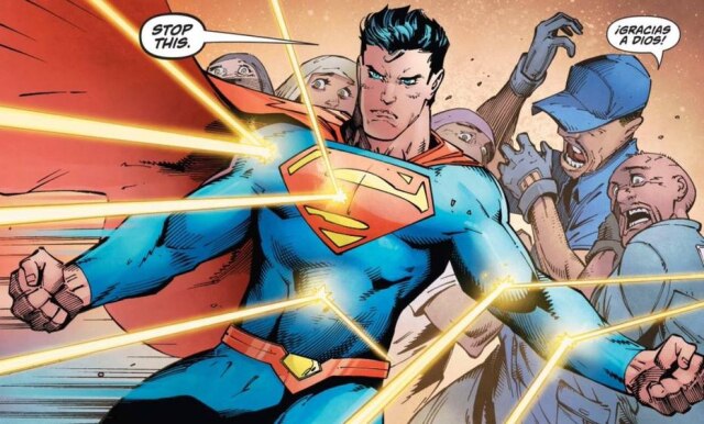 Reprodução de história em quadrinhos / DC Comics Super-Homem defende imigrantes sem documentos