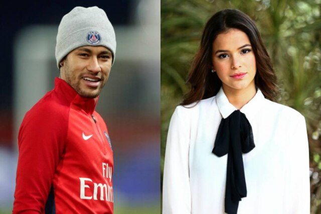 Benoit Tessier/REUTERS | Fabio Motta/ESTADÃO Neymar marcou Bruna Marquezine na foto e disse que a ama