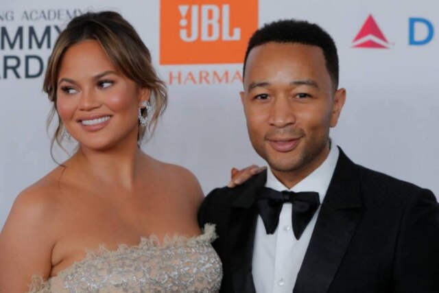 Andrew Kelly/Reuters A cantora Chrissy Teigen fez post no Instagram revelando o nome do seu segundo filho com o cantor John Legend