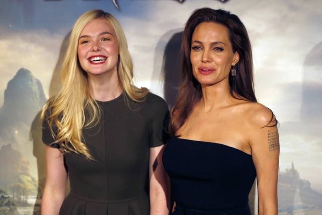 Charles Platiau/Estadão Atrizes Angelina Jolie e Elle Fanning