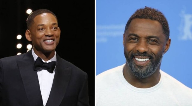 Julien Warnand/EFE/Hannibal Hanschke/Reuters Os atores Will Smith e Idris Elba, respectivamente.