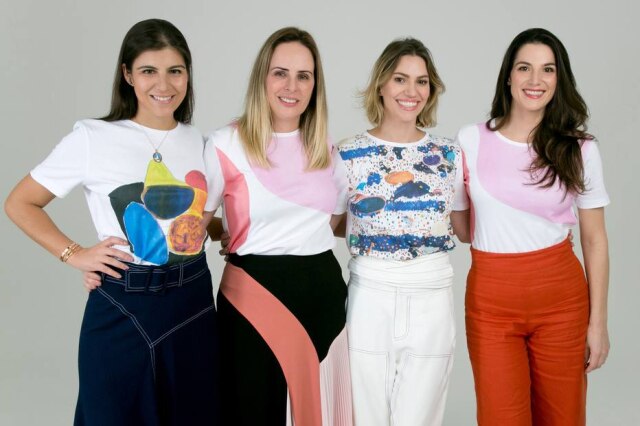 Adriana Spinelli e Valeria Paglioli/Estúdio FSVP/Divulgação Da esquerda para a direita: as embaixadoras da Childhood Brasil Bel Foz, Fernanda Pires, Cris Baumgart e Patricia Carparelli.