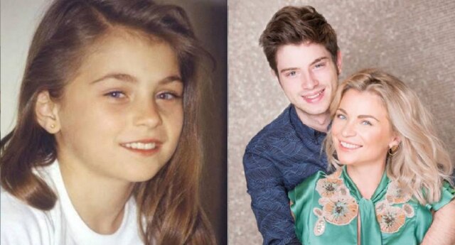 Instagram / @ludwika_paleta Atriz que interpretou a personagem Maria Joaquina em "Carrossel" publicou uma foto com o filho, de 20 anos