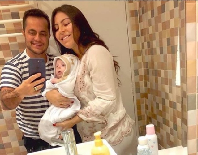 Instagram/@thammymiranda Thammy Miranda e Andressa Ferreira, pais do pequeno Bento.