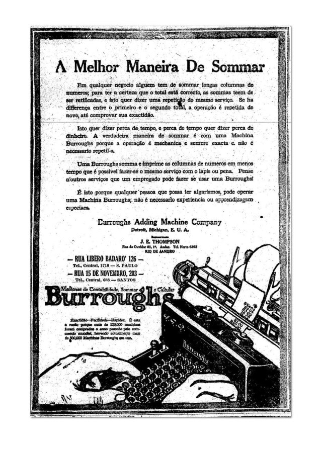Acervo/Estadão O Estado de S. Paulo - 22/5/1920