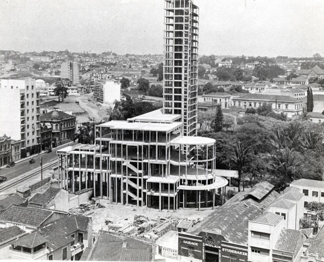 Acervo Estadão Construção da Biblioteca Mário de Andrade em 1937.