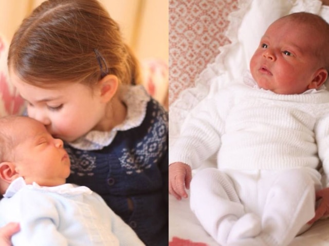 Foto: Twitter Kensington Palace Princesa Charlotte e seu irmão, o príncipe Louis.