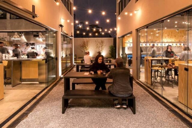 Perro Libre Jardim da nova cervejaria Perro Libre em Pinheiros