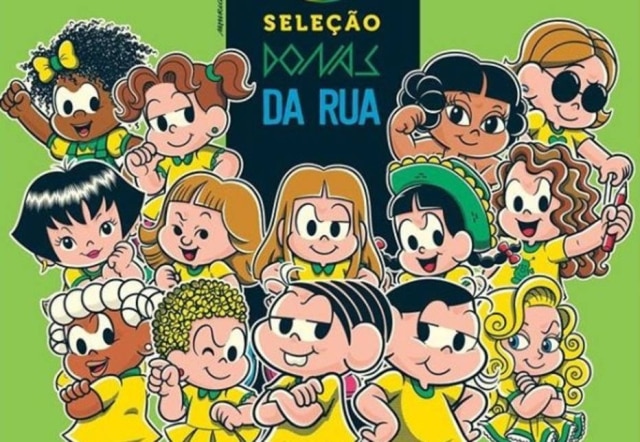 Divulgação/MSP ‘Turma da Mônica’ faz homenagem para a Copa do Mundo de Futebol Feminino.