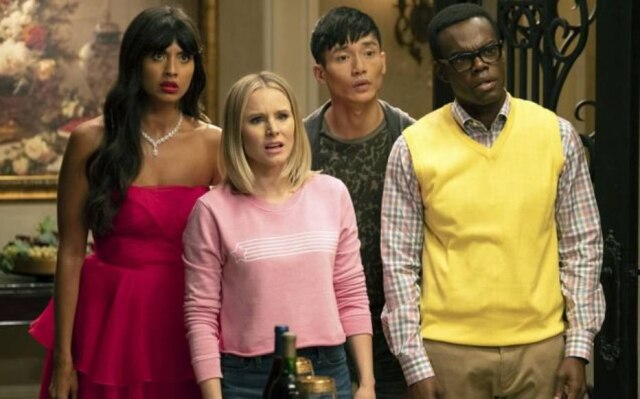 Reprodução/ Netflix 'The Good Place' terá apenas quatro temporadas, de acordo com o autor Michael Schur.