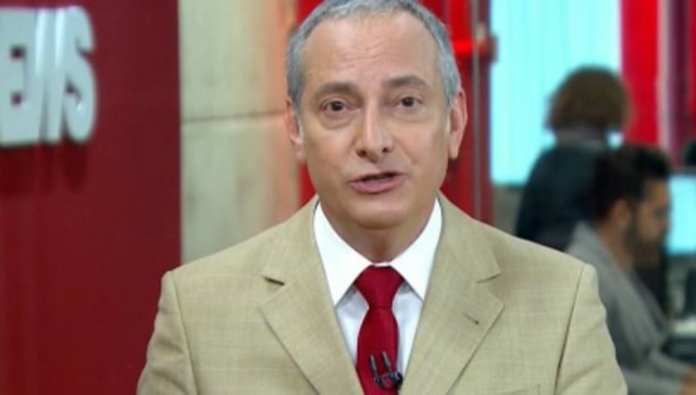 Reprodução/Globonews O jornalista José Roberto Burnier, apresentador da Globonews.