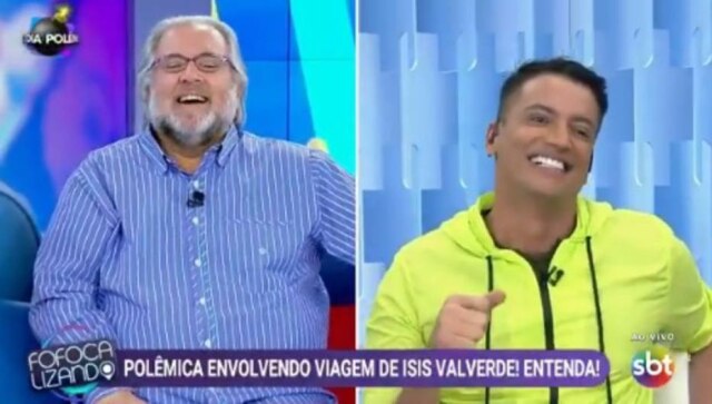 Reprodução de 'Fofocalizando' (2019) / SBT Leão Lobo e Leo Dias
