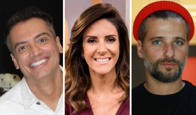 RedeTV / Divulgação | Fábio Rocha / Globo / Divulgação | Hélvio Romero / Estadão Leo Dias, Monalisa Perrone e Bruno Gagliasso.