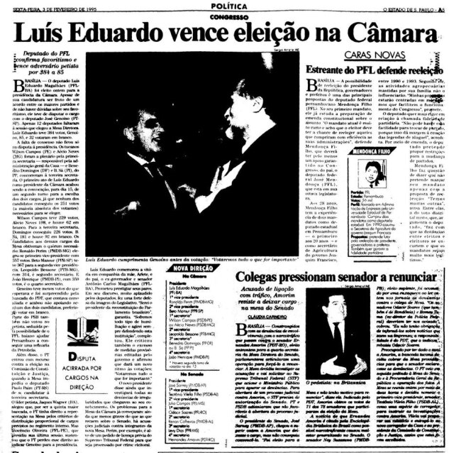 Acervo/Estadão > Estadão - 03/02/1995