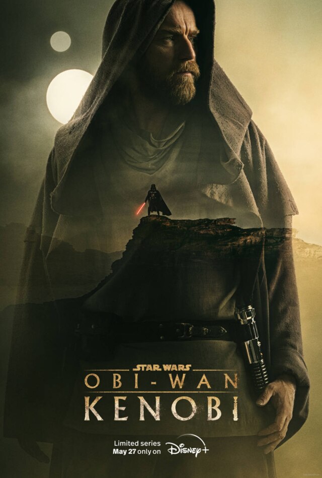 Disney+ Novo pôster de série 'Obi-Wan Kenobi', que estreia neste mês.