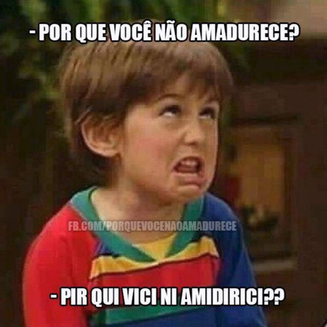 Reprodução/Facebook Meme foi feito com cena de Miko Hughes em "Full House" (Três é Demais)