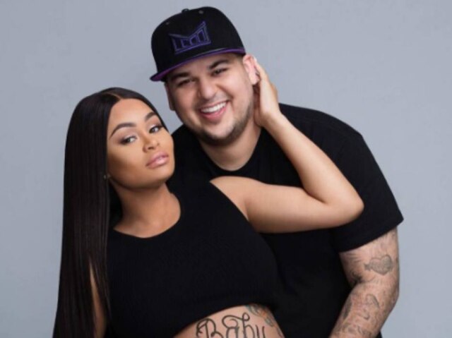 Reprodução / Instagram Rob Kardashian e Blac Chyna