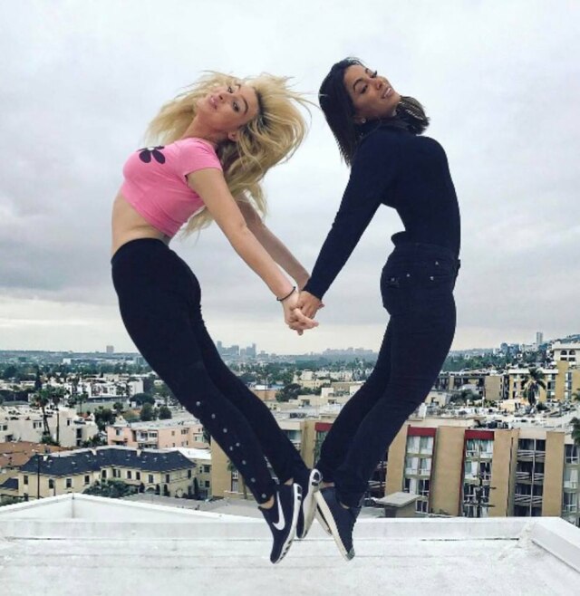 https://www.instagram.com/lelepons/ Anitta e Lele Pons gravaram vídeo juntas em Los Angeles.