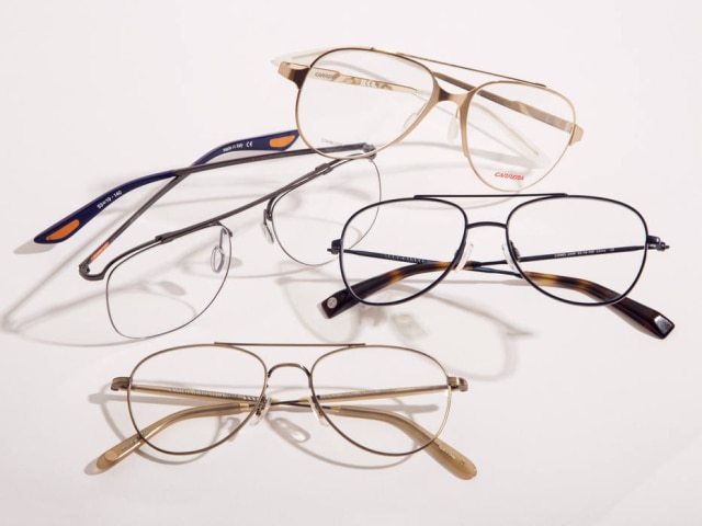 Eric Helgas/The New York Times Modelos da Carrera, Christian Roth, Warby Parker e Garrett Leight.
