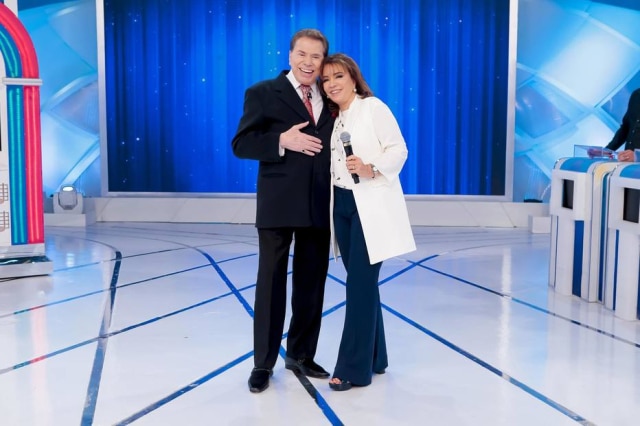 Lourival Ribeiro / SBT / Divulgação Silvio Santos e Íris Abravanel