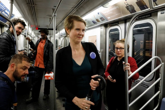 REUTERS/Brendan McDermid Cynthia Nixon é candidata a governadora de Nova York.