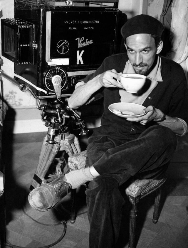 Stringer/AFP PHOTO / SCANPIX SWEDEN Ingmar Bergman, em algum momento dos anos 60: estilo austero, prático e funcional
