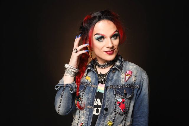 Tricia Vieira / GNT / Divulgação Lorelay Fox destaca-se como uma das maiores drags queens do Brasil.