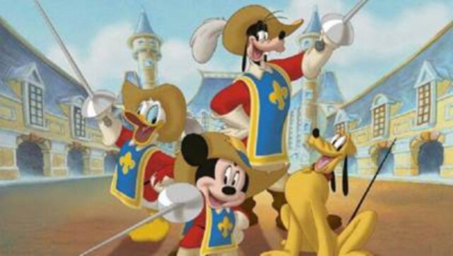Disney Em 'Os Três Mosqueteiros', de 2004, Mickey e amigos tentam proteger a princesa Minnie