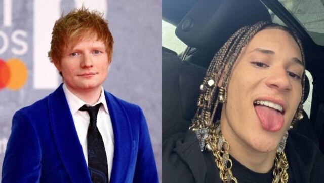 Tom Nicholson/REUTERS e Instagram/@chefinoficial O cantor Ed Sheeran lançou uma versão para a música 'step' com o rapper brasileiro Chefin.