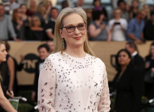 REUTERS/Mario Anzuoni Meryl Streep no tapete vermelho da premiação do sindicado dos atores.