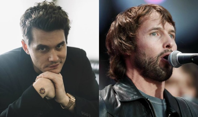 Elizabeth Weinberg/The New York Times | REUTERS/Stephen Hird James Blunt interagiu com tuíte de John Mayer do ano passado.