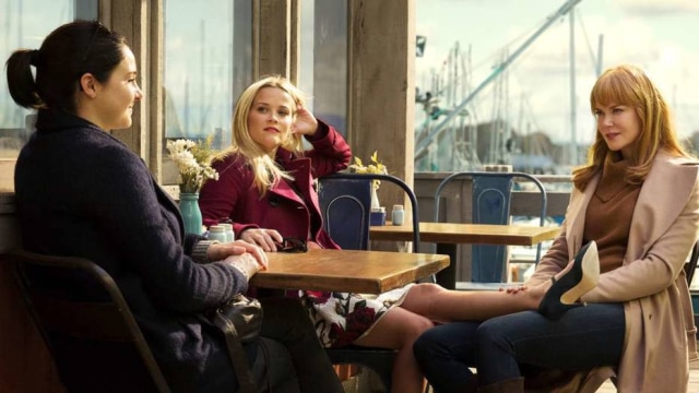 HBO/Divulgação Shailene Woodley, Reese Whiterspoon e Nicole Kidman, protagonistas de 'Big Little Lies'.