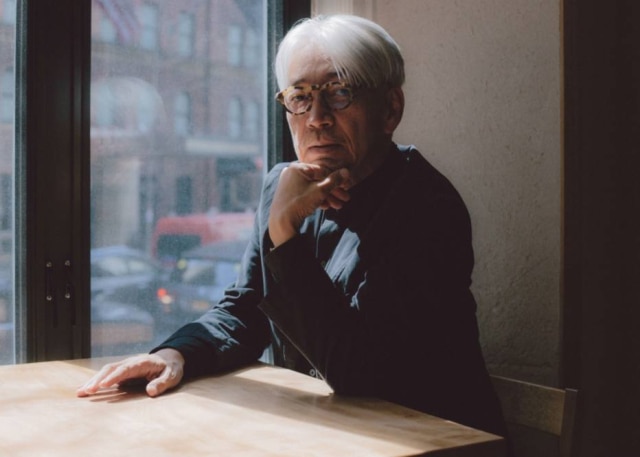 Nathan Bajar|NYT O músico e compositor Ryuichi Sakamoto no restaurante Kajitsu em Nova York