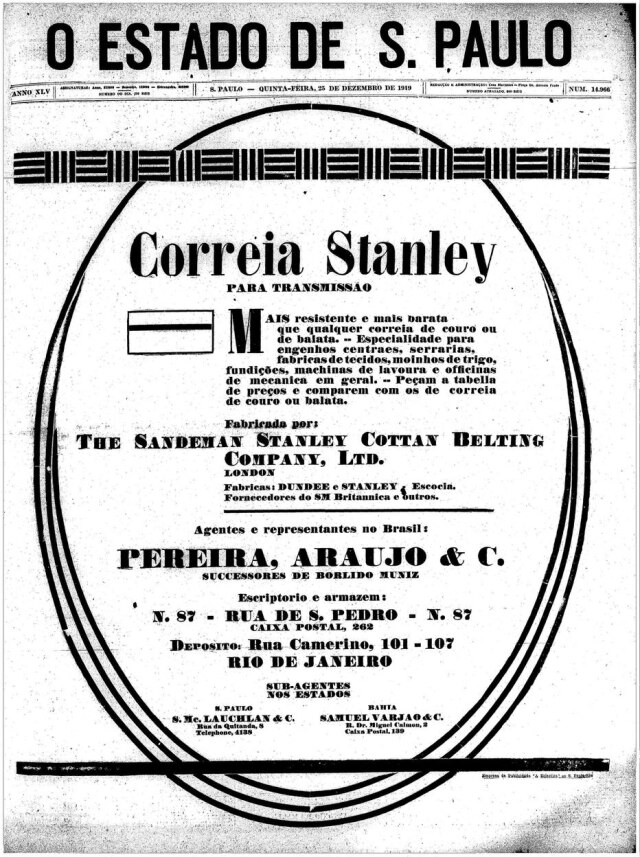 Acervo Estadão Capa do Estadão de 25 de dezembro de 1929