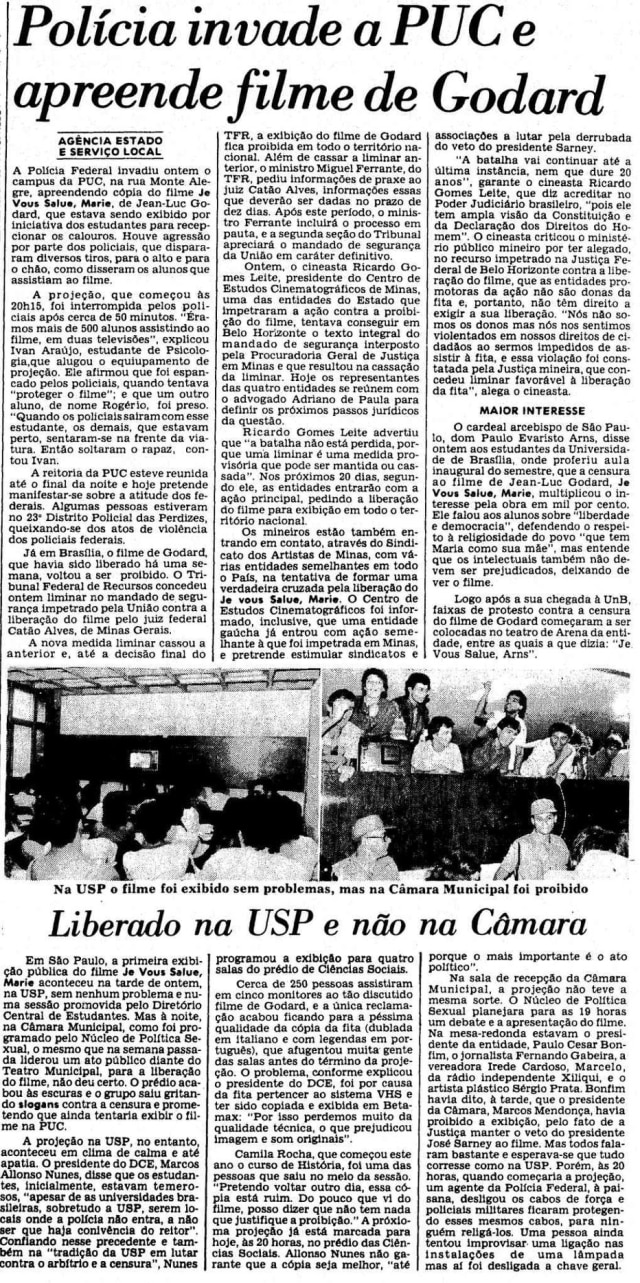Estadão Acervo O Estado de S. Paulo 05/03/1986