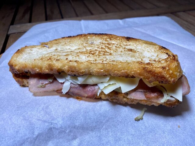 Patrícia Ferraz Sanduíche queijo e bresaola