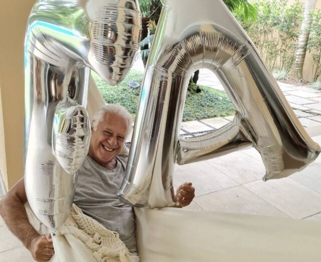 Instagram/@antoniofagundes O ator Antonio Fagundes, que comemorou o aniversário de 72 anos neste domingo