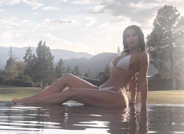 Instagram / @kimkardashian Kim Kardashian foi criticada nas redes sociais após comentário sobre seu corpo.