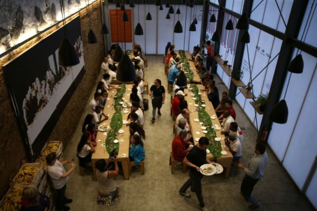 Pilar Olivares|Reuters Refettorio, o restaurante social da Gastromotiva no centro do Rio.