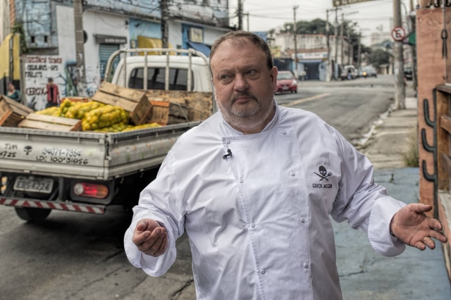 Carlos Reinis/Band O chef Erick Jacquin no reality 'Pesadelo na Cozinha'.