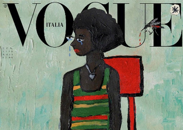 Resultado de imagem para vogue italia capa janeiro 2020